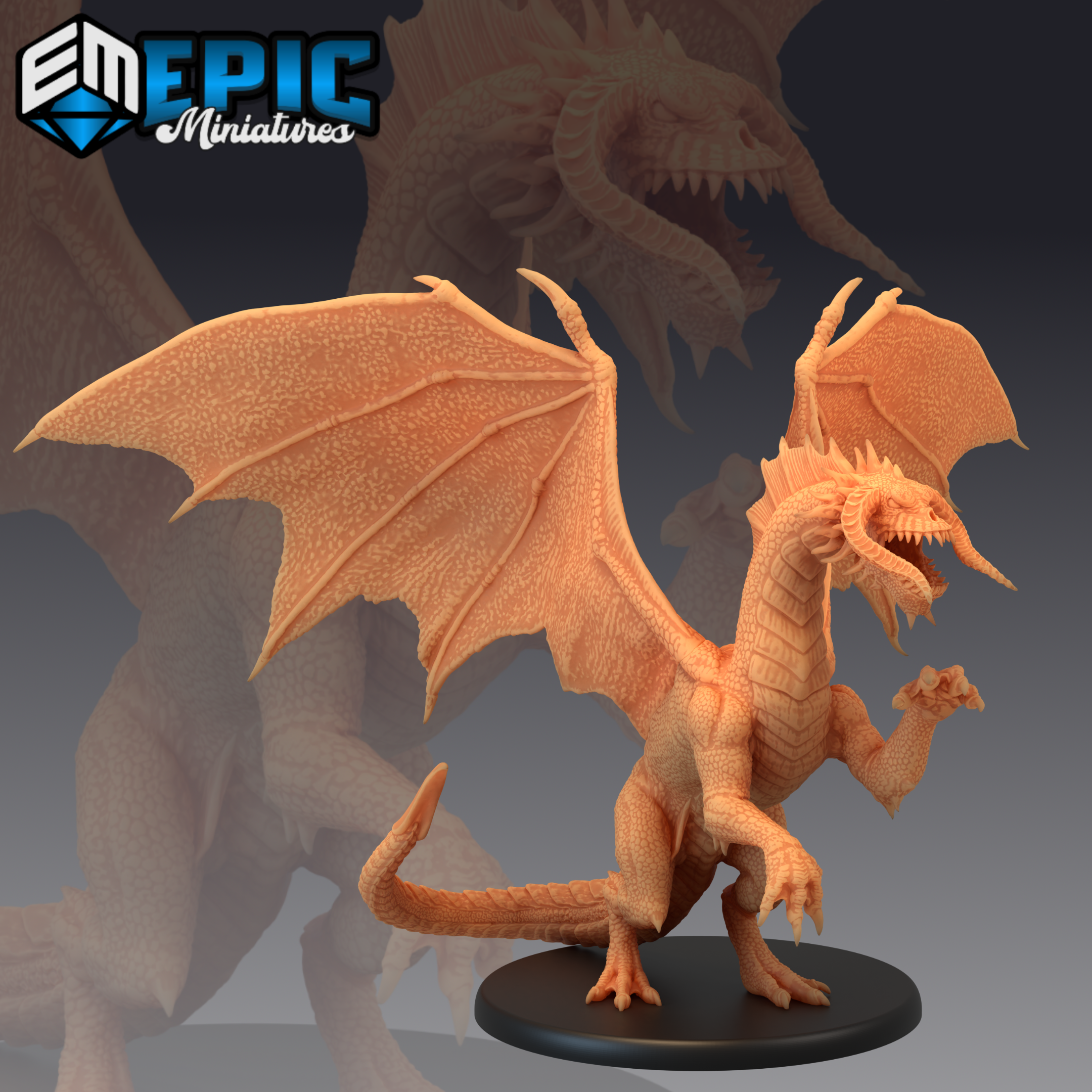 Pluto Minis: Dragon - Huge - Black (692)