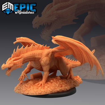 Pluto Minis: Dragon - Huge - Red (1054)