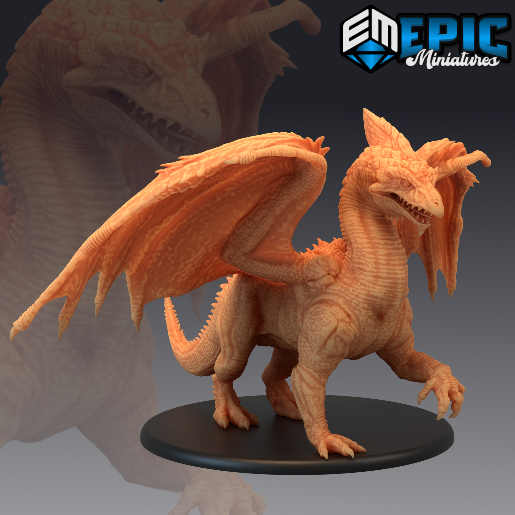 Pluto Minis: Dragon - Huge - White (123)