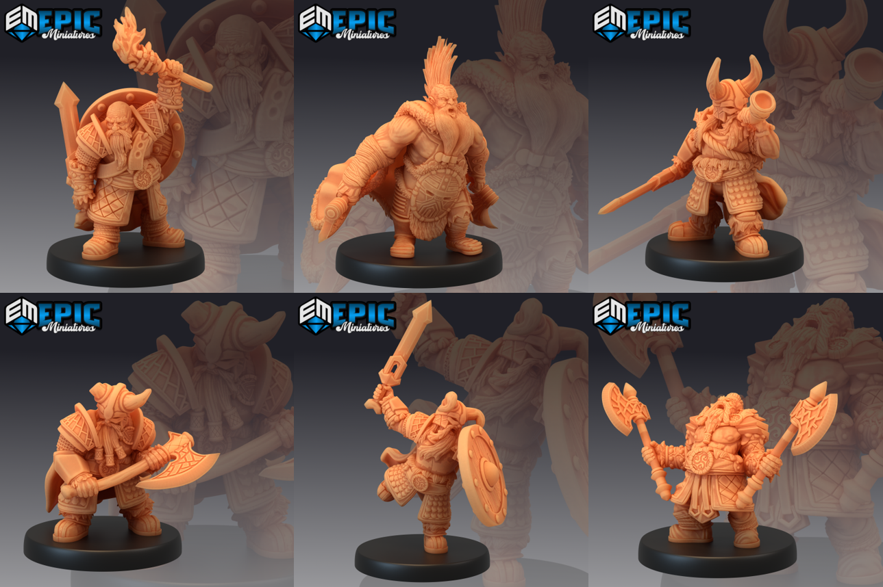 Pluto Minis: Dwarves - Set A