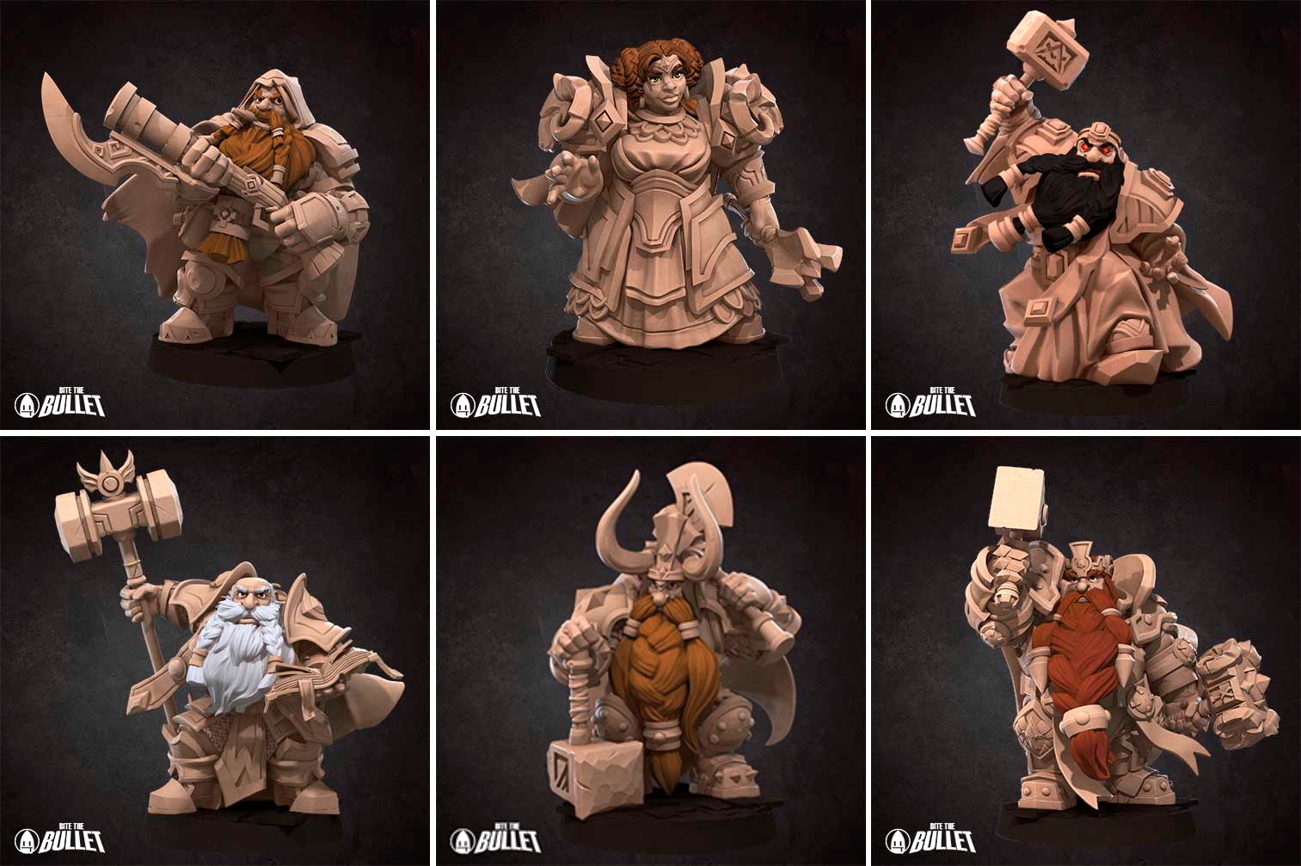 Pluto Minis: Dwarves - Set B