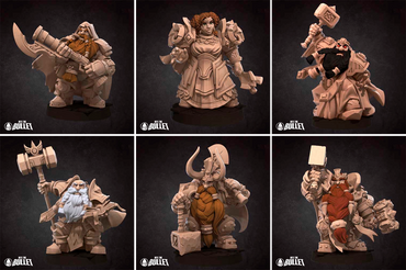 Pluto Minis: Dwarves - Set B