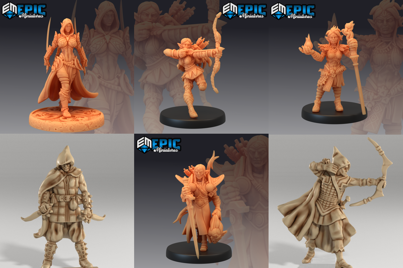 Pluto Minis: Elves - Set A