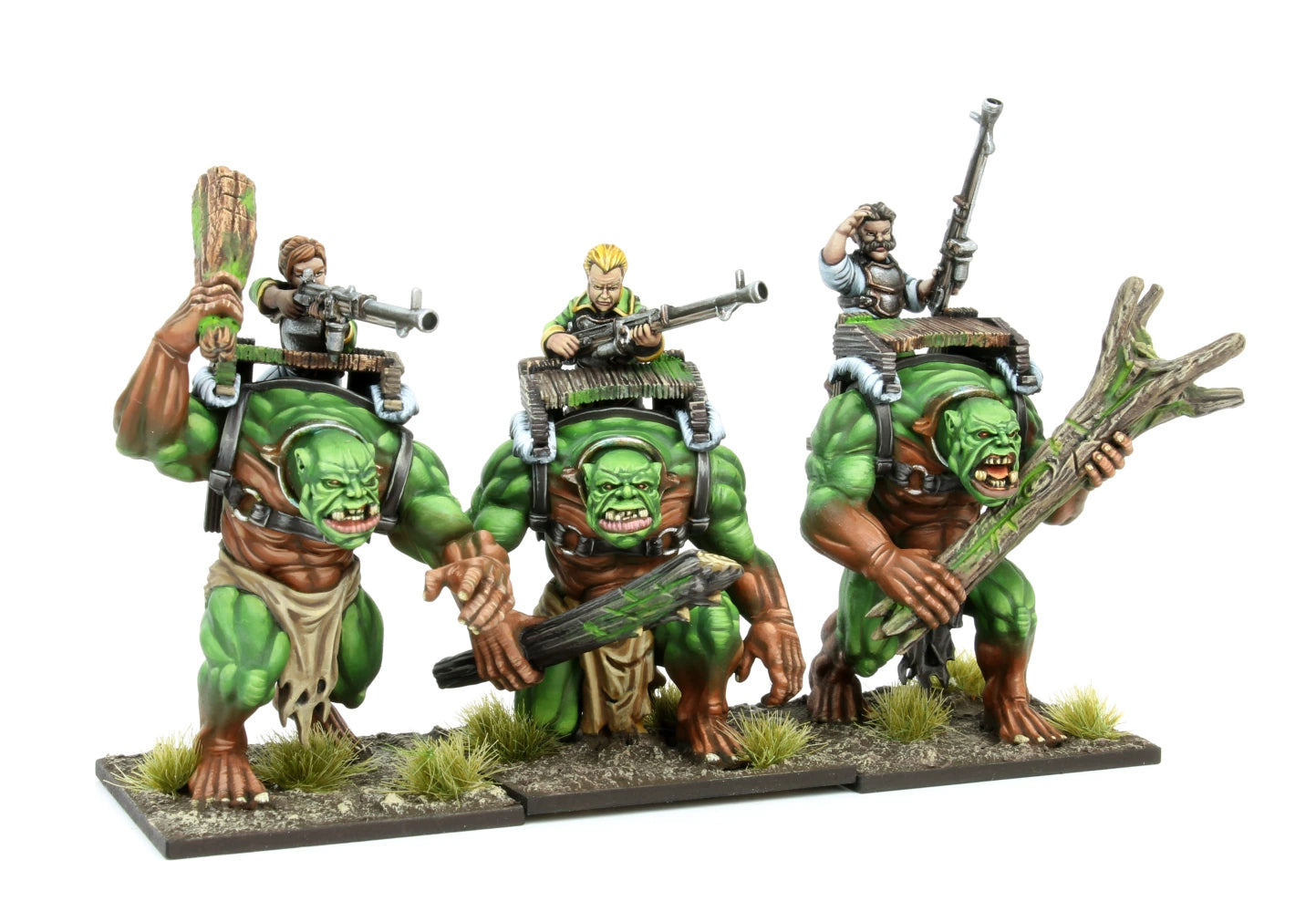 Kings of War: Halfling Forest Troll Gunners Regiment