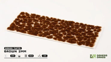 Gamers Grass: Tufts 2mm Brown