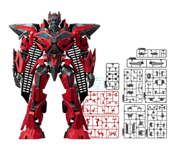 Blokees Figures - Transformers (Model Kit) Classic Class Sentinel Prime