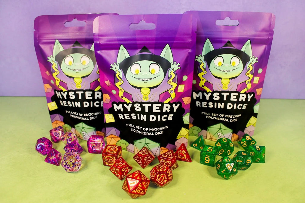 Mystery Dice Gobin : Mystery Dice Halloween Spooky Matching Polyhedral Dice