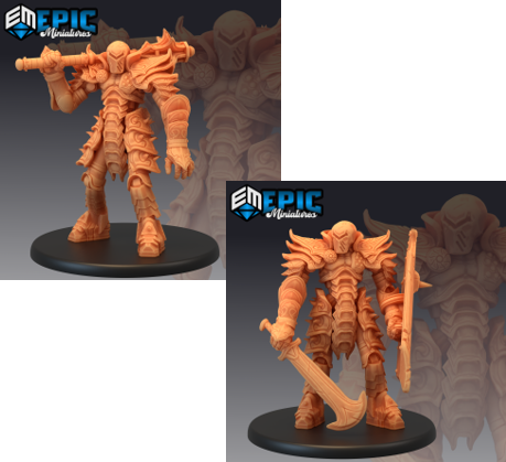 Pluto Minis: Golems - Iron - Set A