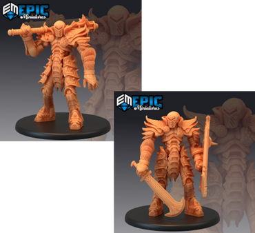 Pluto Minis: Golems - Iron - Set A
