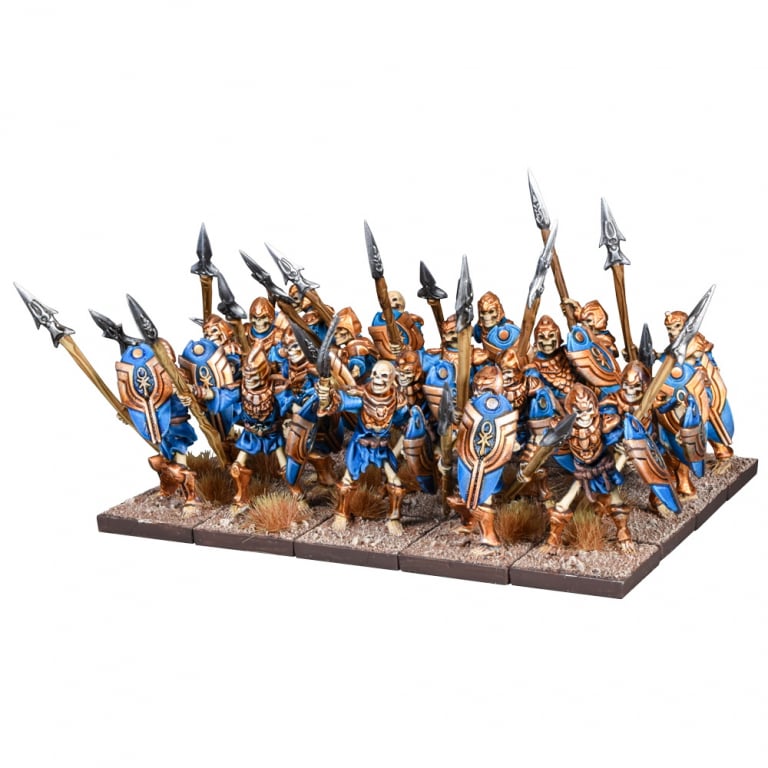 Kings of War: Empire of Dust Skeleton Warrior Regiment