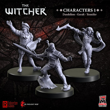 The Witcher: Characters 1: Geralt, Yennifer, Dandelion
