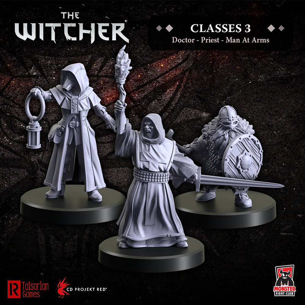 The Witcher: Classes 3: Doctor, Priest, Man at Arms
