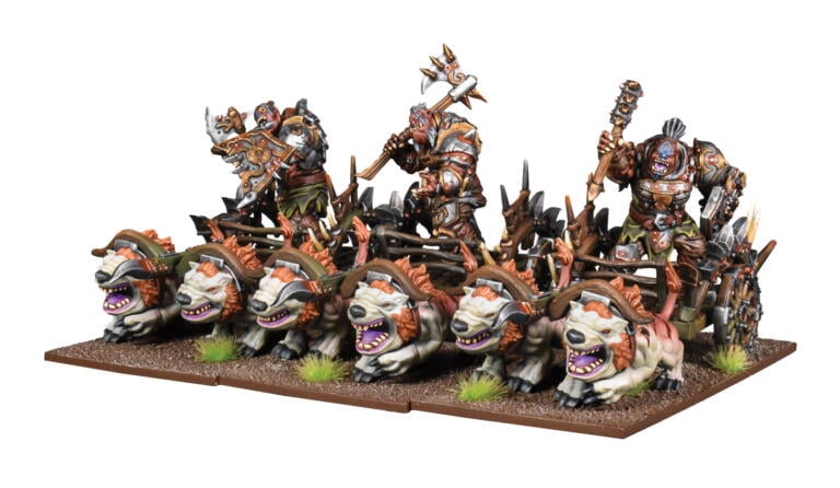 Kings of War: Ogre Chariot Regiment