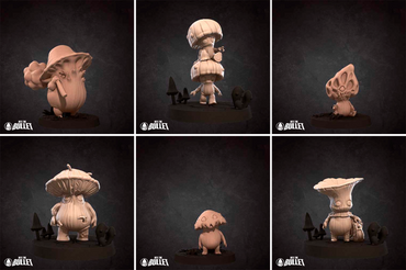 Pluto Minis: Mushroom Folk - Set A