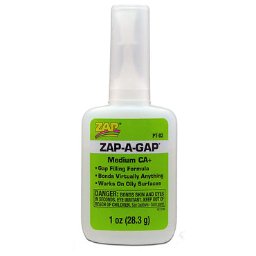 Zap-A-Gap: CA+ Medium Cyanoacrylate (Green) 28.3g