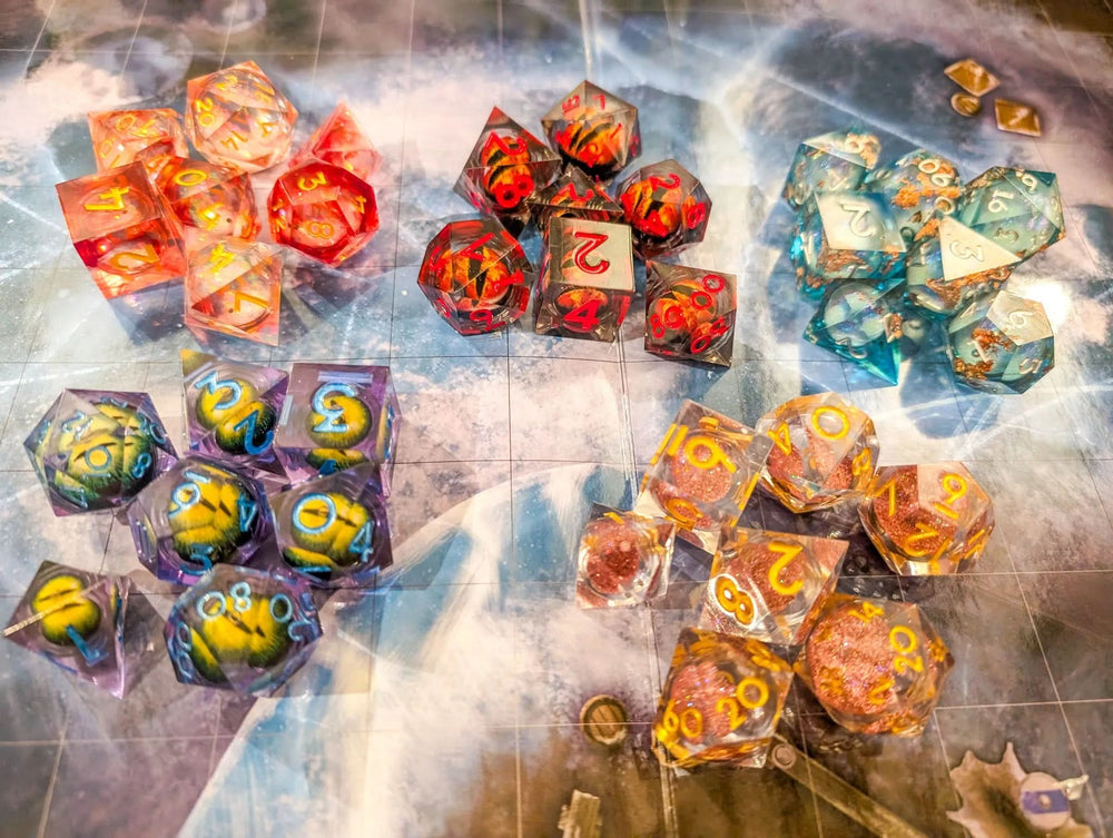Mystery Dice Gobin : Mystery Dice Liquid Core Matching Polyhedral Dice