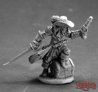 Reaper Dark Heaven Legends: Captain Razig Undead Pirate (metal)