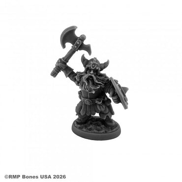 Reaper Bones: Dungeon Dwellers Dain Deepaxe, Dwarf Hero