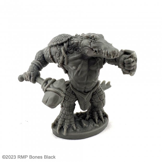 Reaper: Bones Black: Gatorman with Axe and Buckler