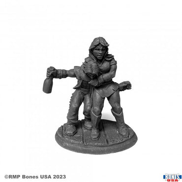 Reaper Bones USA: Townsfolk: Bouncer and Rowdy Patron