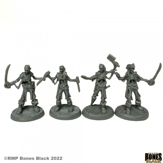 Reaper Miniatures: Bones Black: Skeletal Boarding Party