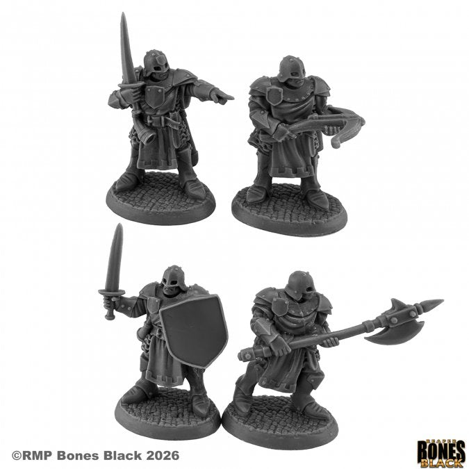 Reaper: Bones Black: Town Guard (4)