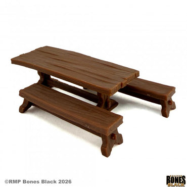 Reaper: Bones Black: Tables and Benches