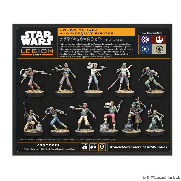 Star Wars Legion: Hondo Ohnaka & the Weequay Pirates