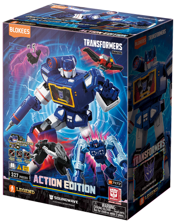 Blokees Figures: Blokees Figures - Transformers (Limited Model Kit) AE03 - Sound Wave (20cm)