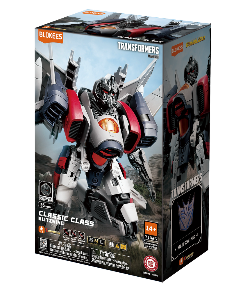 Blokees Figures - Transformers (Model Kit) Classic Class 25 - Blitzwing