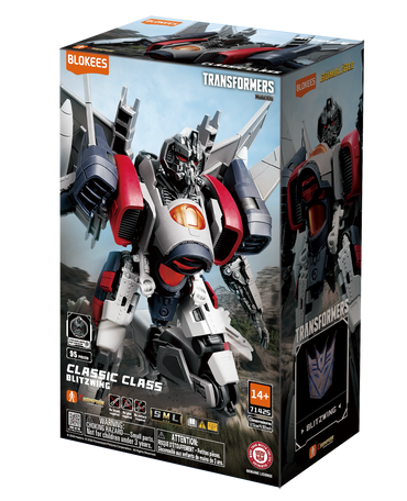 Blokees Figures - Transformers (Model Kit) Classic Class 25 - Blitzwing