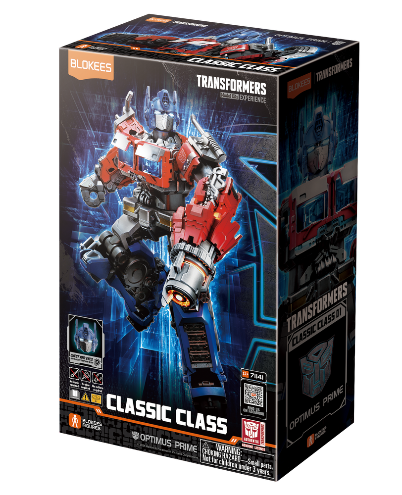 Blokees Figures: Transformers (Model Kit) Classic Class 01 - Optimus Prime (12.5cm)