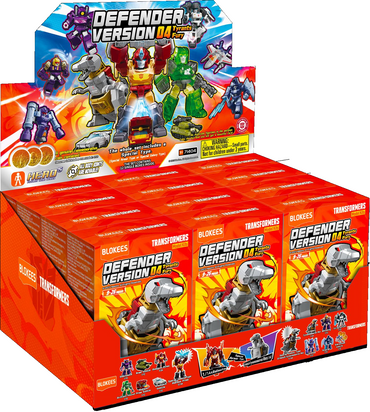 Blokees Figures PDQ (12 in 1)(Blind box) - Transformers Defender Version 04 - Tyrants Fury
