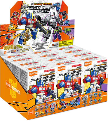 Blokees Figures PDQ (12 in 1) (Blind box)- Transformers Galaxy Version Defender 01 - Shattered Alliance