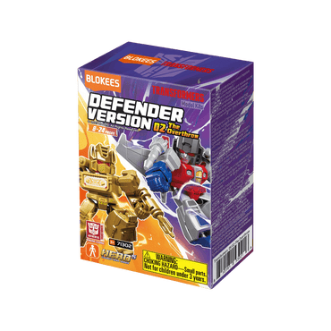 Blokees Figures PDQ (12 in 1) (Blind box)- Transformers Galaxy Version Defender 02 - The Overthrow