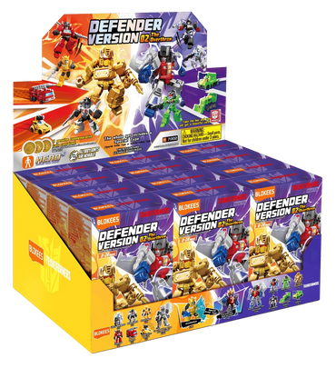 Blokees Figures PDQ (12 in 1) (Blind box)- Transformers Galaxy Version Defender 02 - The Overthrow