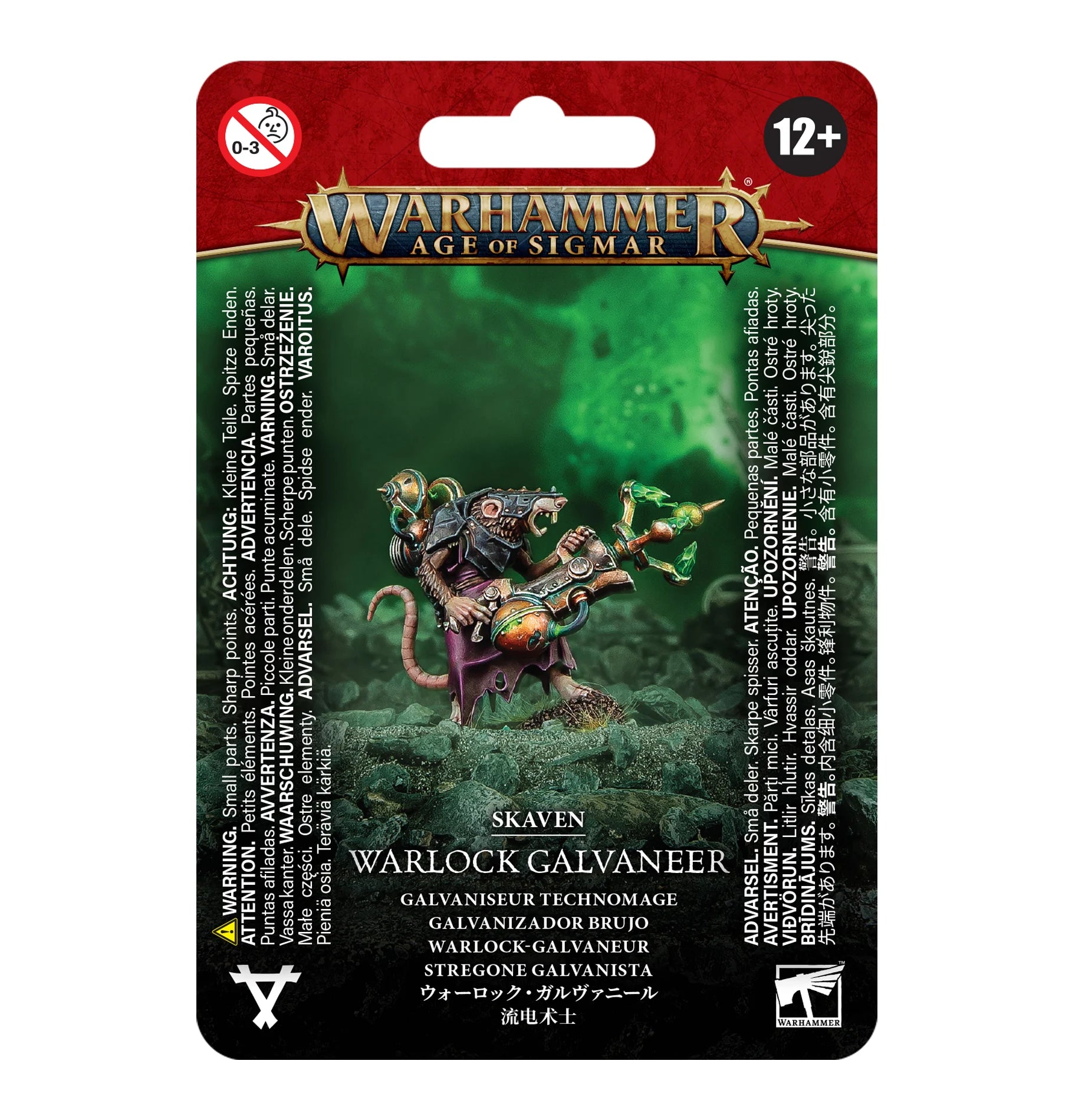 Warhammer Age of Sigmar: Skaven Warlock Galvaneer