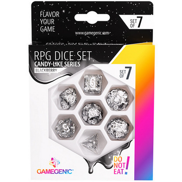 Gamegenic Candy-like Series - Blackberry - RPG Dice Set (7pcs)