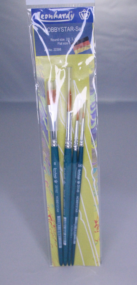 Leonhardy: 4pc Hobby Brush Set