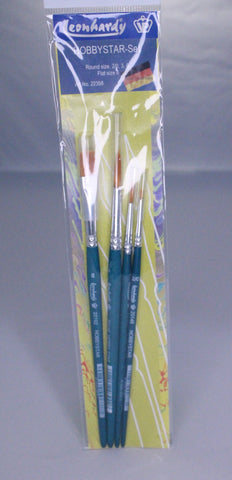 Leonhardy: 4pc Hobby Brush Set
