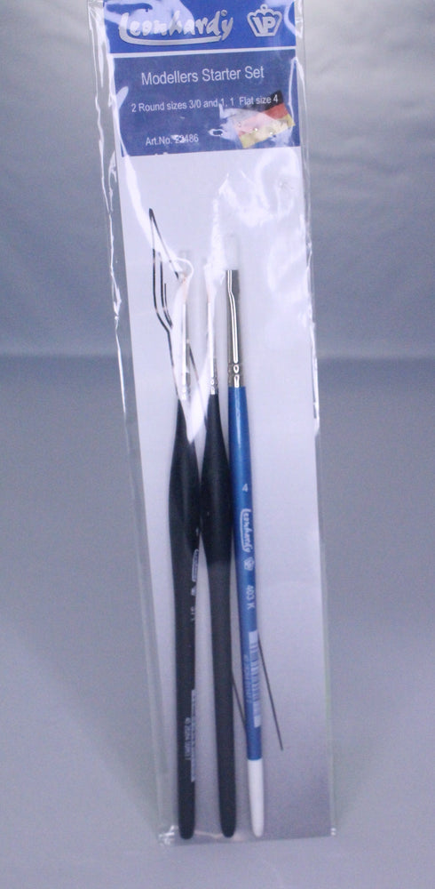 Leonhardy: 3pc Modellers Starter Brush Set