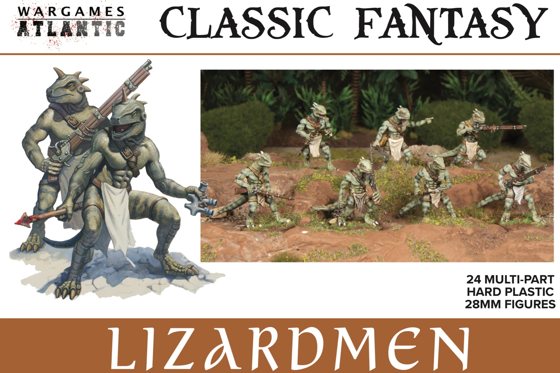 Wargames Atlantic: Classic Fantasy: Lizardmen