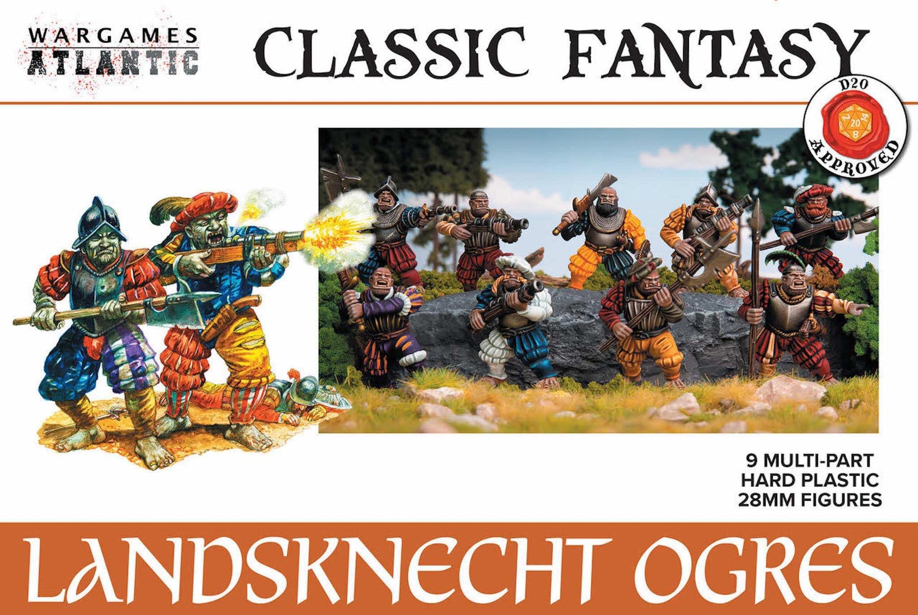 Wargames Atlantic: Classic Fantasy: Landsknecht Ogres