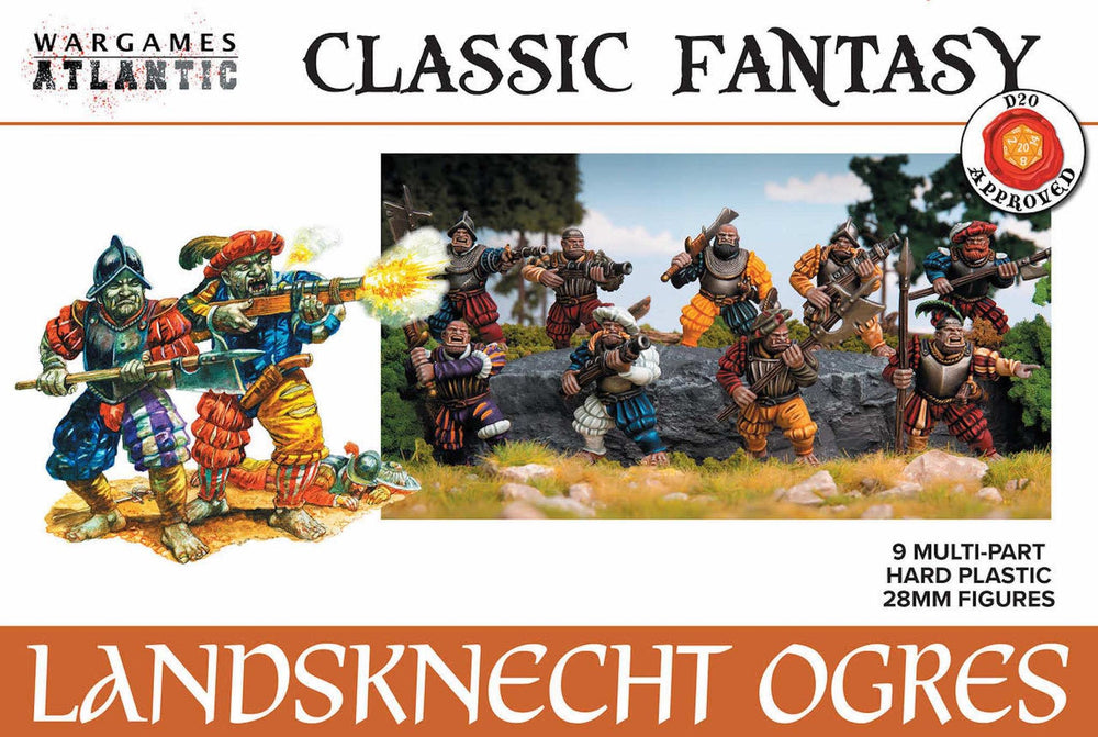 Wargames Atlantic: Classic Fantasy: Landsknecht Ogres