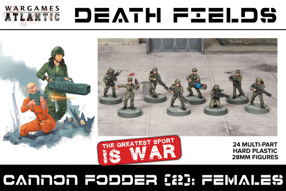 Wargames Atlantic: Death Fields: Cannon Fodder 2 (Females)