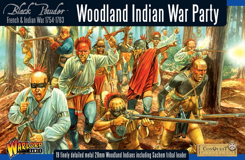 Black Powder: French Indian War 1754-1763: Woodland Indians War Party