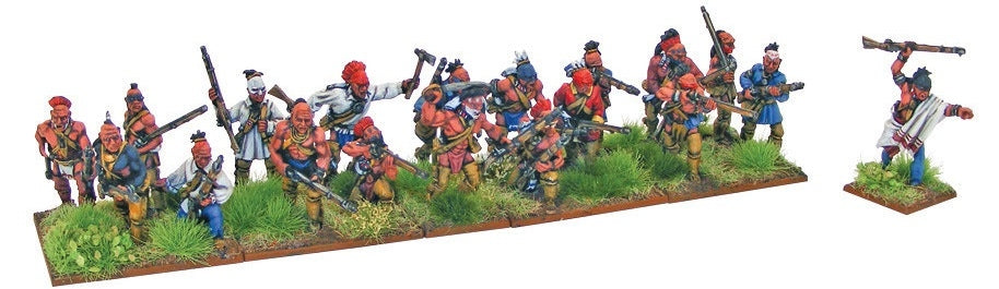 Black Powder: French Indian War 1754-1763: Woodland Indians War Party