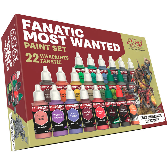 Army Painter: Warpaints Fanatic Most Wanted Paint Set