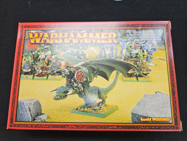 Warhammer The Old World: Orc & Goblin Tribes Orc Boss on Wyvern
