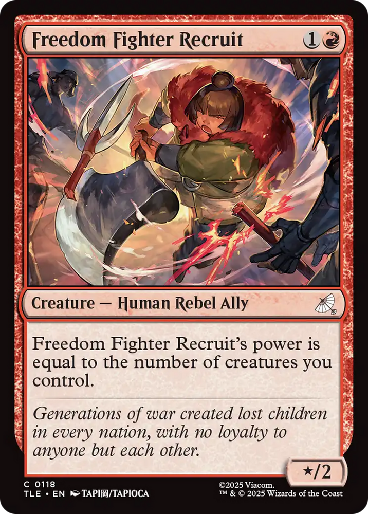 Freedom Fighter Recruit [Avatar: The Last Airbender: Eternal-Legal]